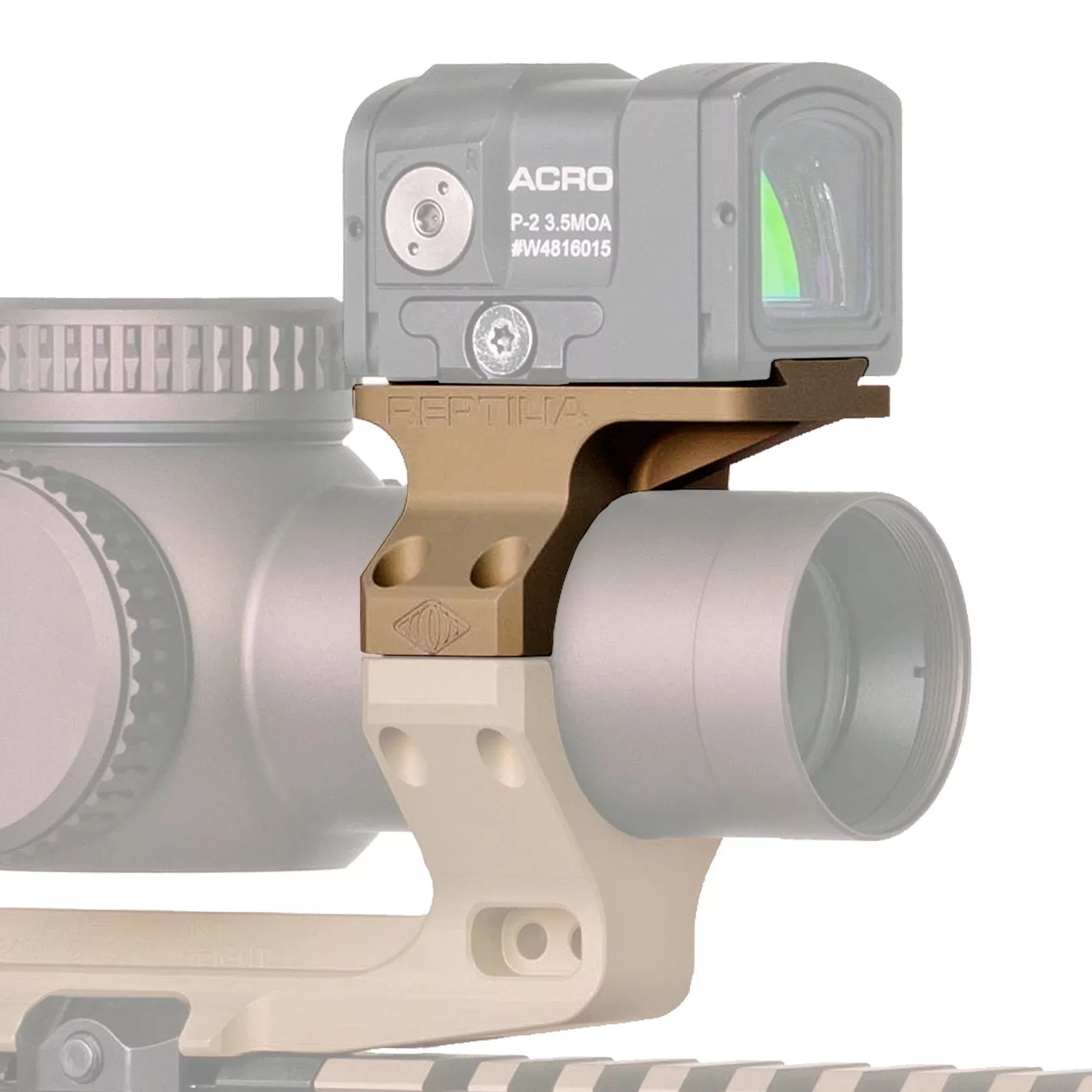 Reptilia ROF-90 34mm Scope Mount for Aimpoint ACRO/MPS, Flat Dark Earth Anodized – 100-184