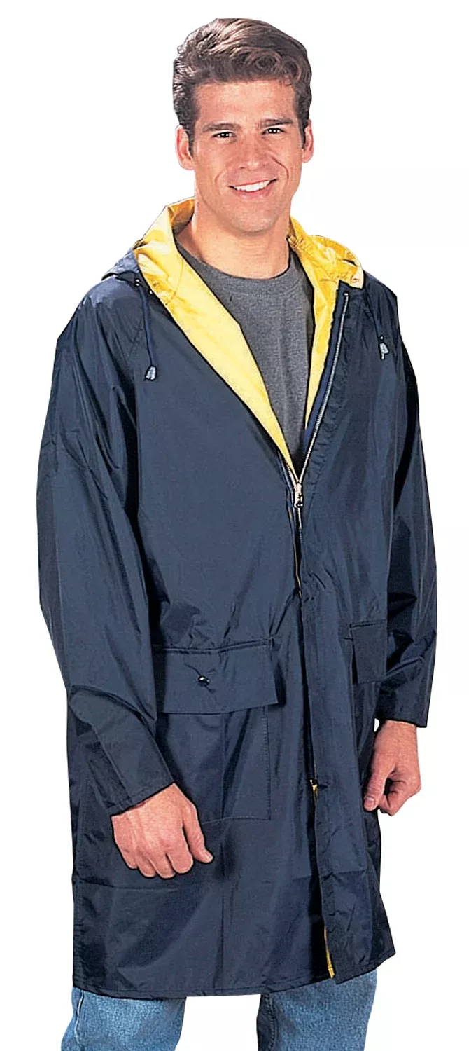 Reversible 3/4 Length Rain Parka