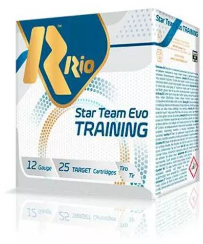 Rio Star Team Evo Training 24 Light Shotshells 12 Ga 2-3/4" 1200Fps 7/8Oz #8 25/ct