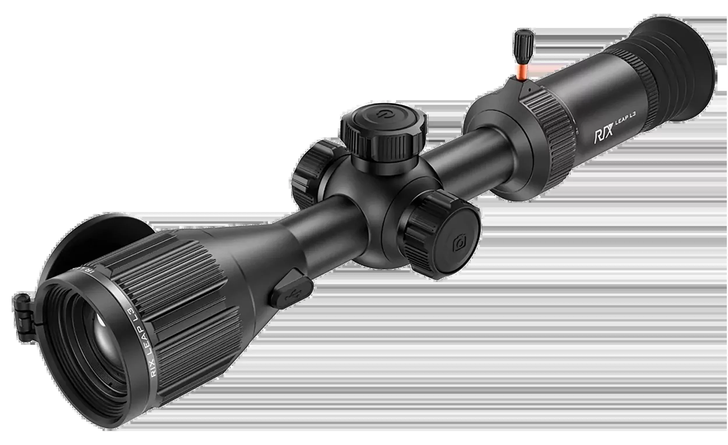 RIX Optics LEAP L3R Thermal Rifle Scope, 3.2-9.6x35mm, 30mm Tube, Built-In Rangefinder, LEAPL3R