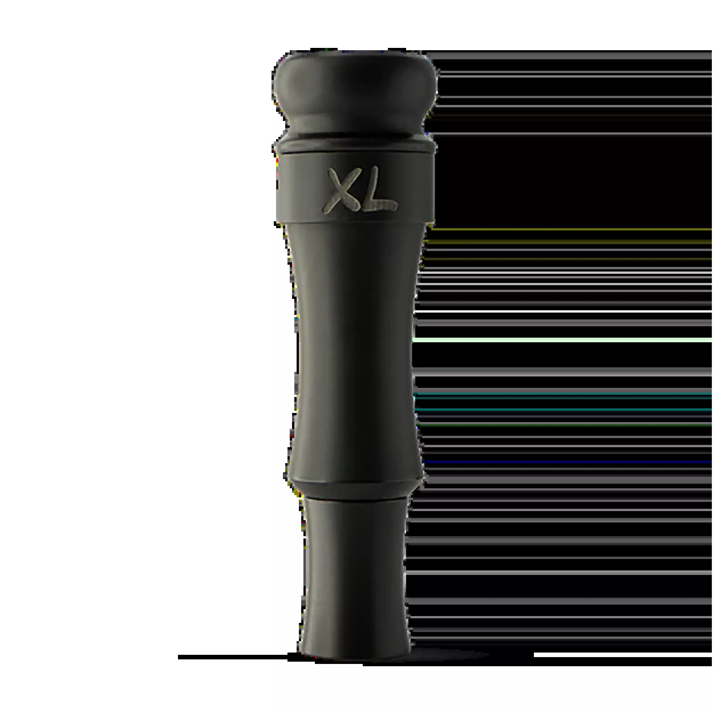 Rolling Thunder Game Call Brute XL Cutdown Duck Call, Blackout Acrylic, 3-inch Barrel – DC013BKO