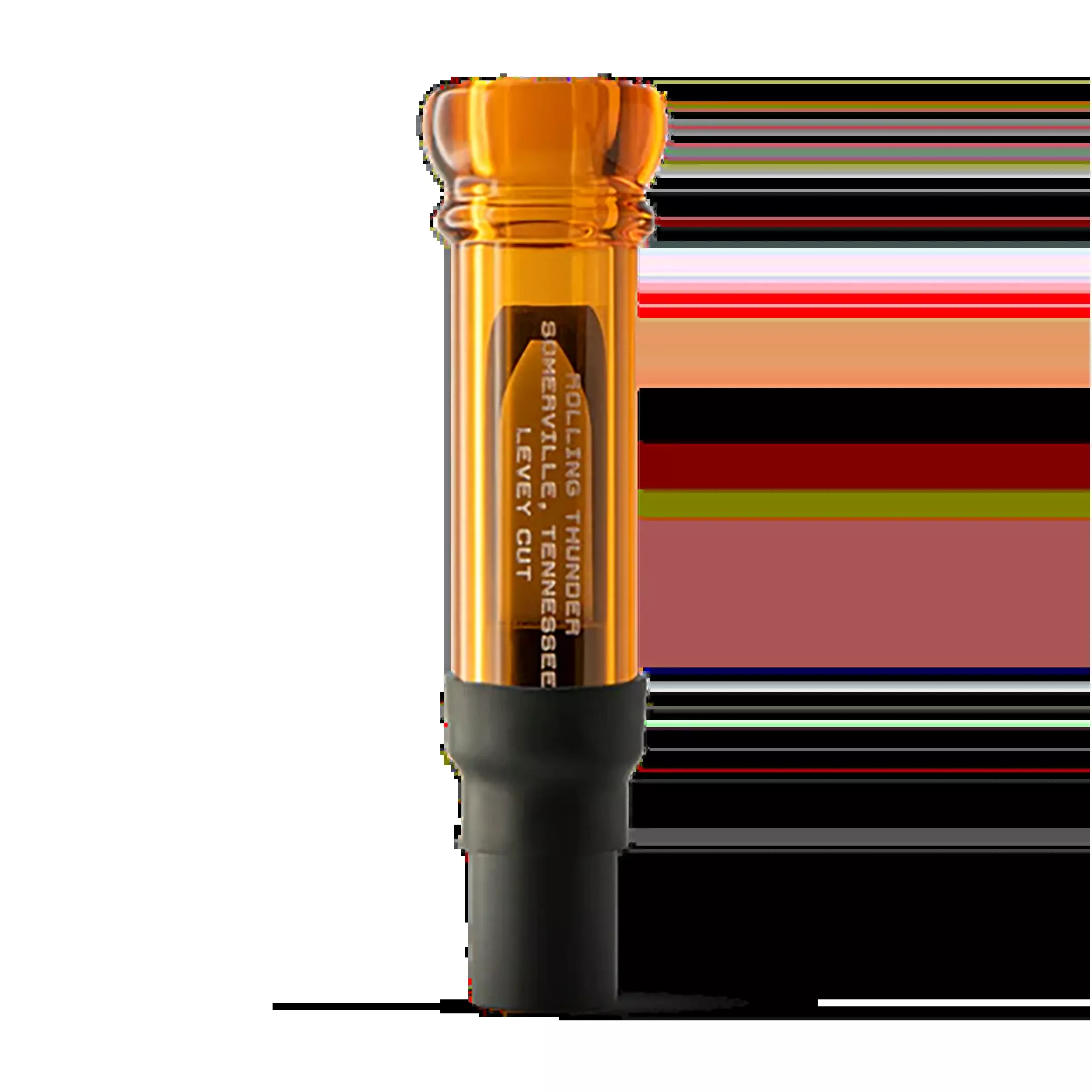 Rolling Thunder Game Call Levey Cut Duck Call, Cutdown Design, Bourbon Acrylic – DC017BRB