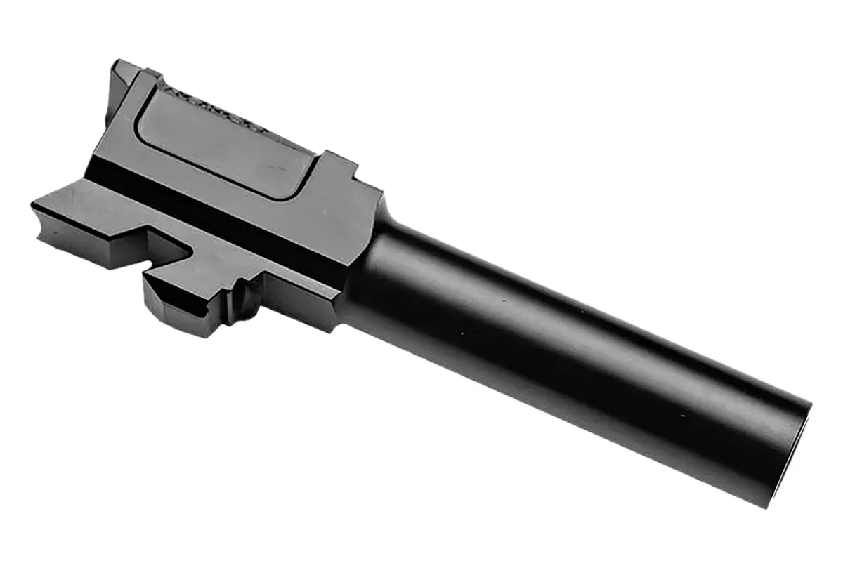 Rosco Manufacturing BL-G43-9MM-M-STD-V2 Bloodline 9mm 3.40" Black Melonite Stainless Steel, Fits Glock 43