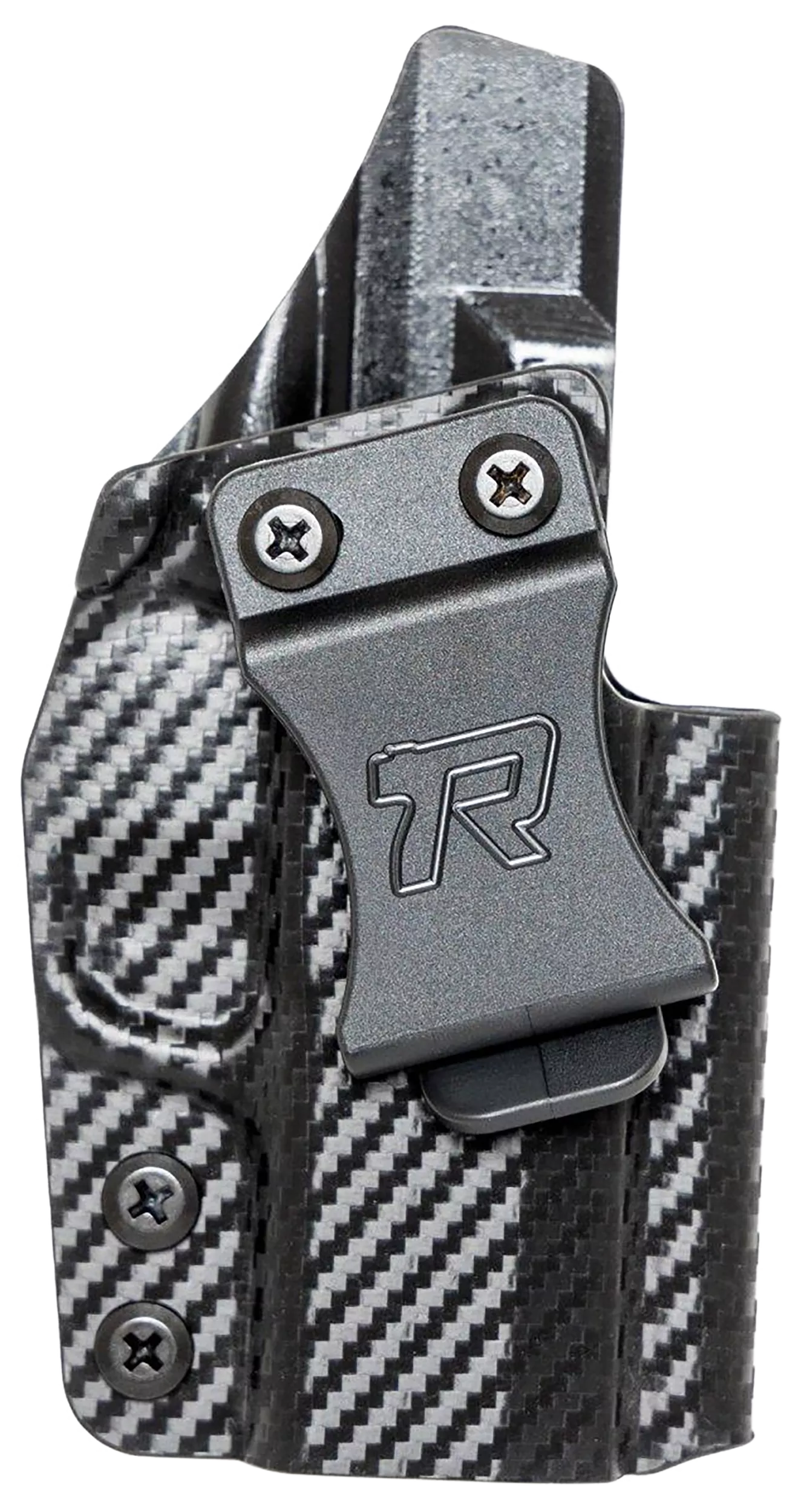 Rounded Gear SFAHELLCATCFRHVAR KydexIWB Black Kydex Fits Springfield Hellcat Belt Clip Right Hand