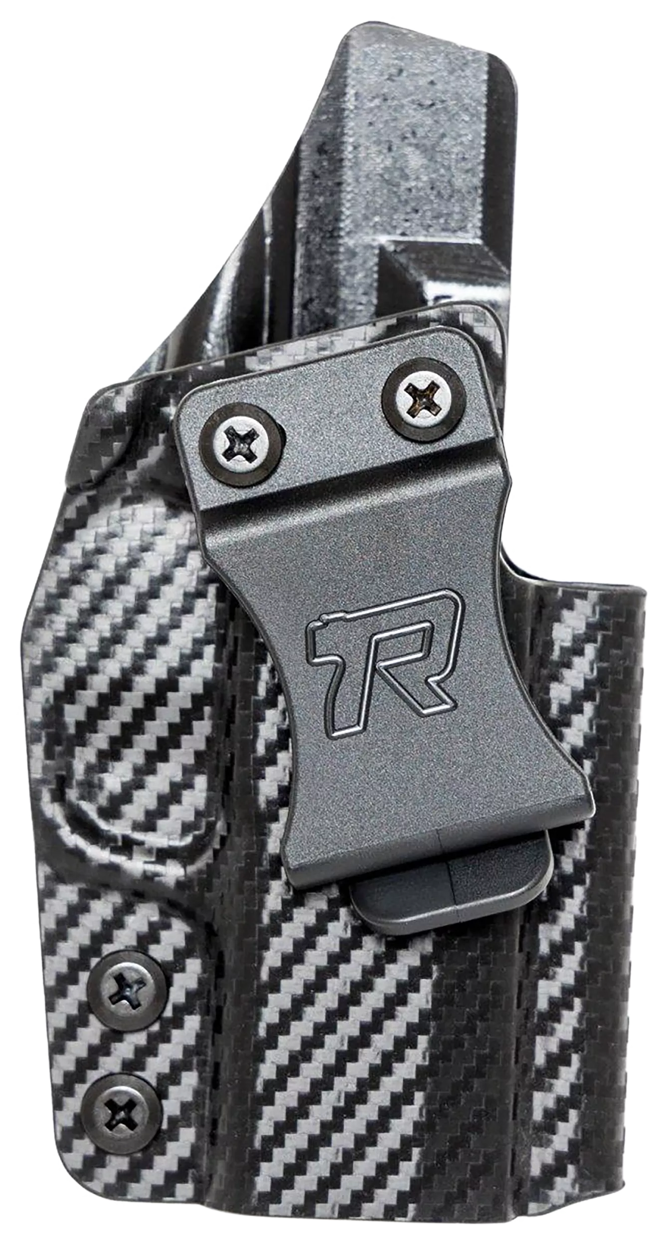 Rounded Gear SSRP365XMACROCFRHVAR KydexIWB Black Kydex Fits Sig P365 X Macro Belt Clip Right Hand