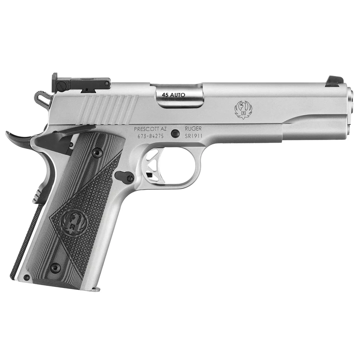 Ruger 6736 SR1911 Target 45 ACP 5" Stainless Semi Automatic Pistol