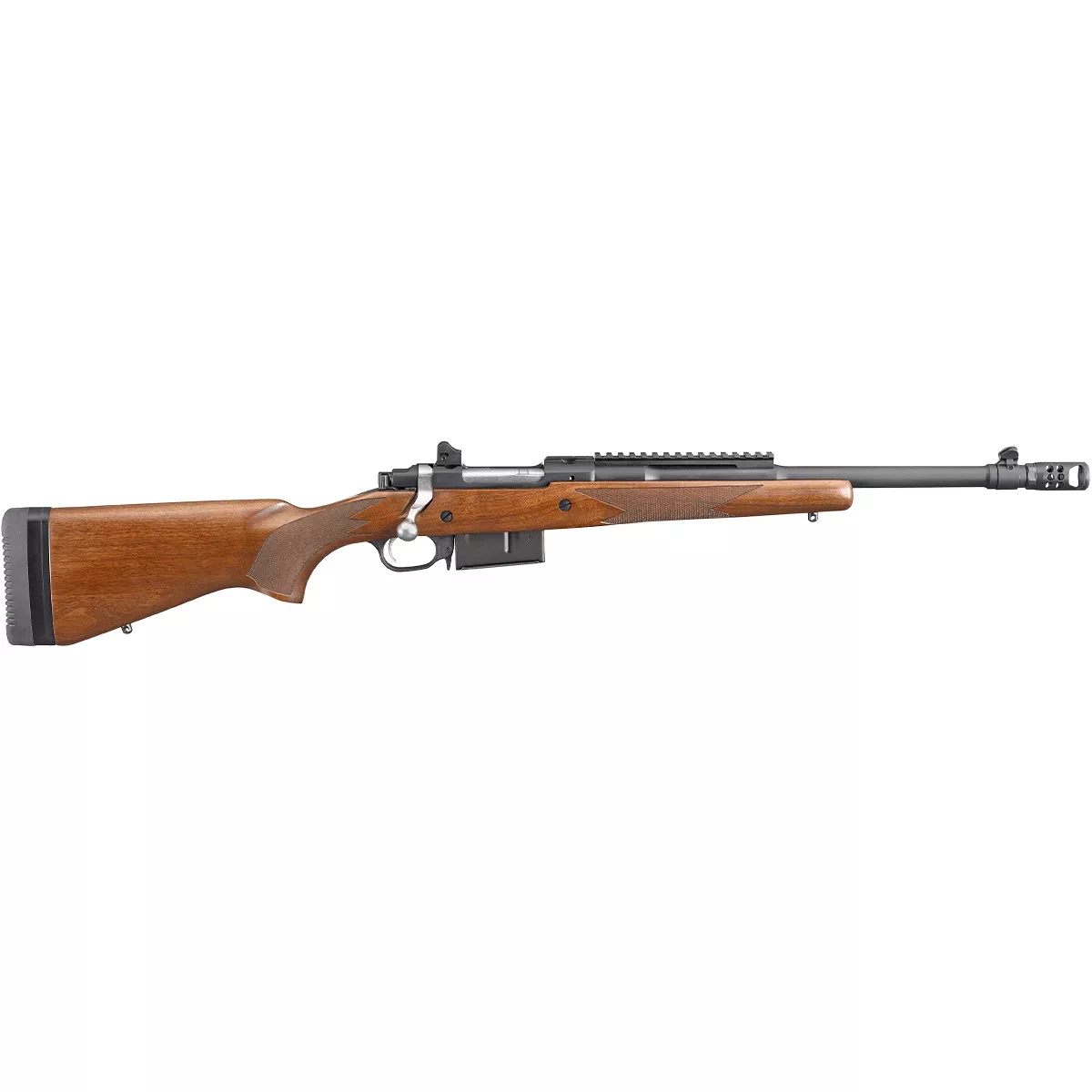 Ruger 6837 Scout 450 Bushmaster With Hybrid Muzzle Brake Rifle