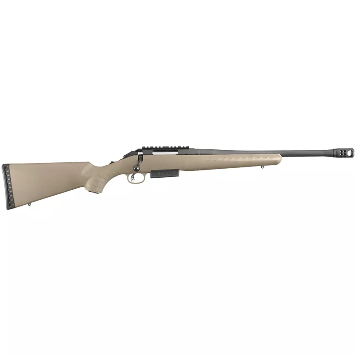 Ruger American Ranch FDE Rifle .450 Bushmaster Rifle