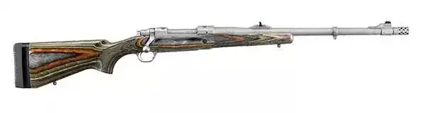 RUGER HAWKEYE GUIDE GUN 338WM RFL, 20″ MT STS THRDED, GRN MTN LAM STOCK, 3RD