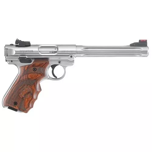 Ruger MKIV Hunter 22LR 6.9" 10+1 Stainless Pistol