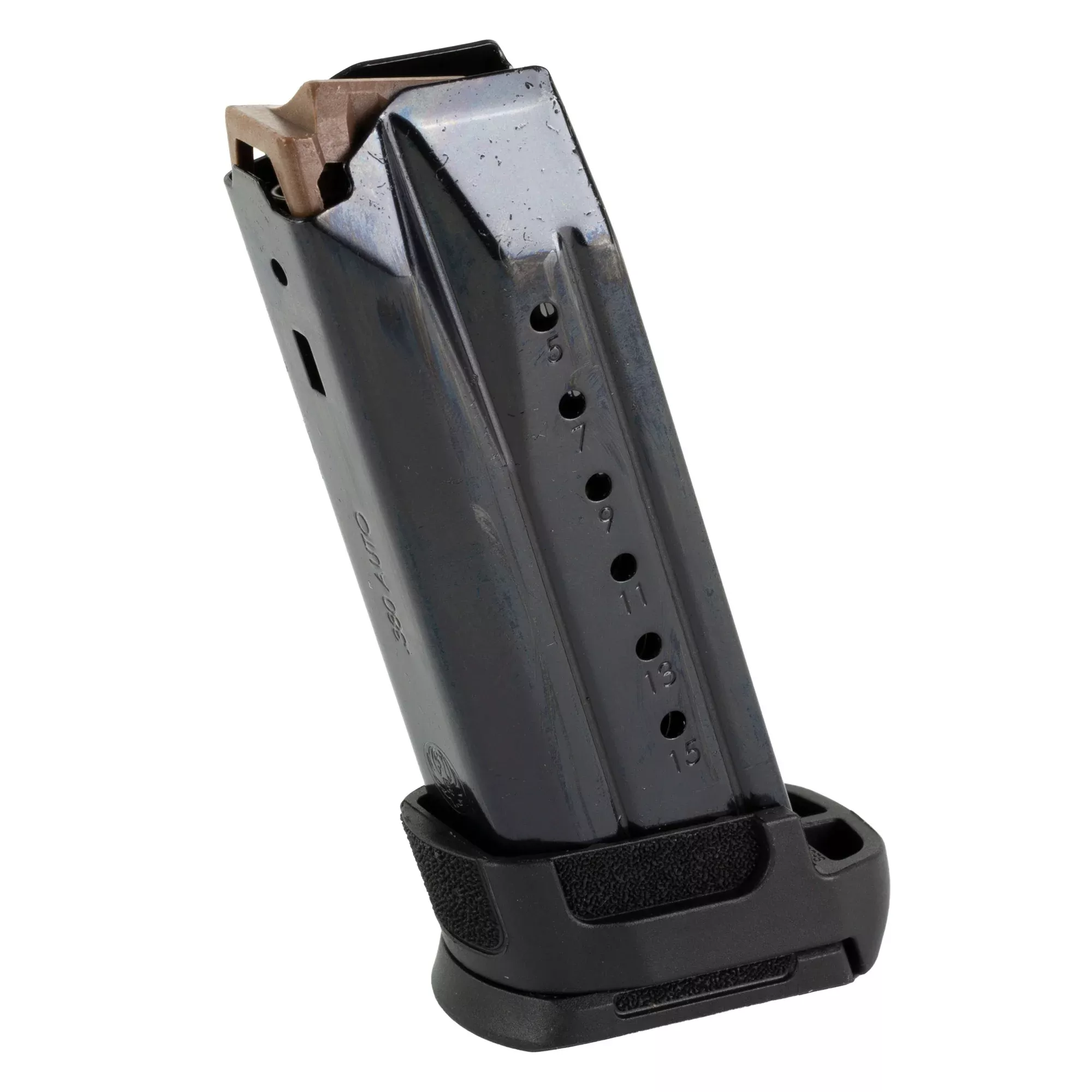 Ruger Security-380 .380 ACP 15-Round Factory Pistol Magazine, Steel Black 90730