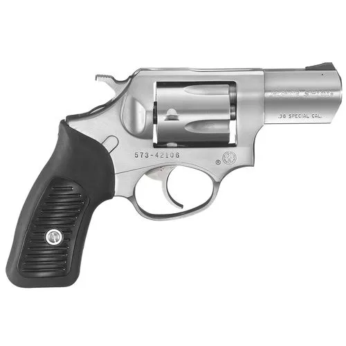 Ruger SP101 Single/Double 38 Special 2.25" 5 Black Rubber Stainless