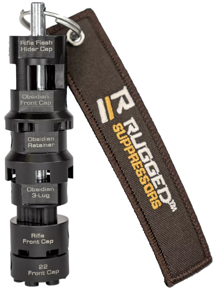 Rugged Suppressors RTK001 Totem Tool(6 Piece Multi-Tool) Compatible with Most Rugged Suppressor