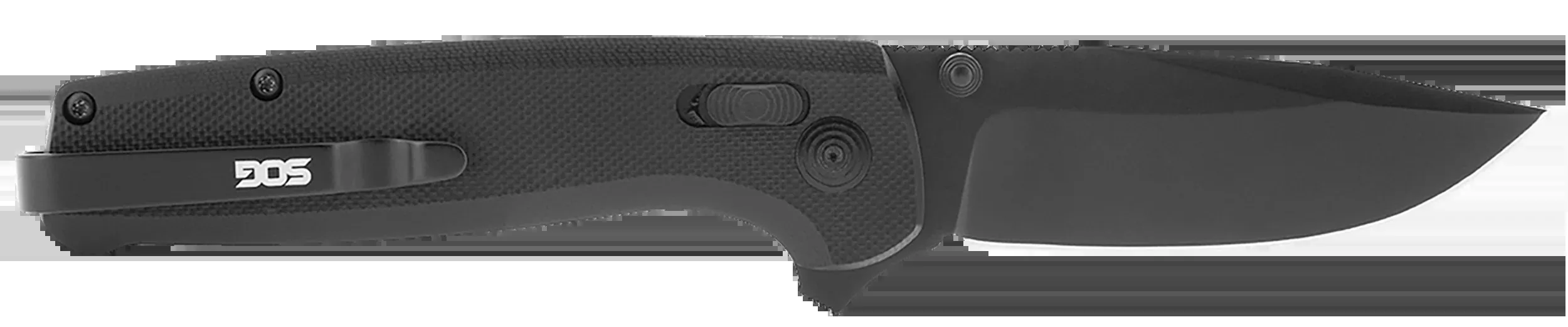 S.O.G Terminus XR Folding Knife, D2 Clip Point, Black G10 Handle, XR Lock, SOGTM1027BX