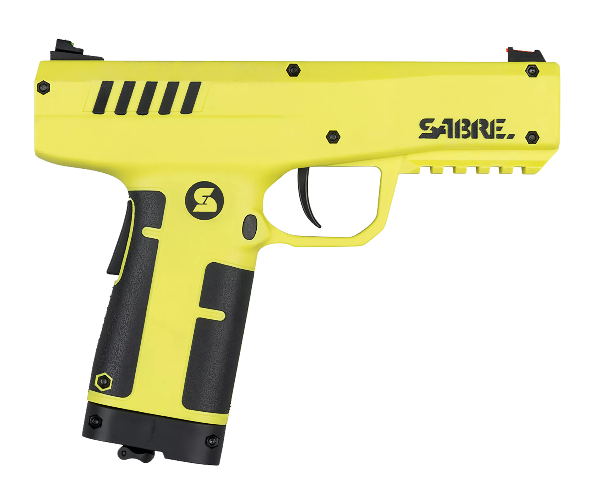 Sabre SLP1C Compact Pepper Projectile Launcher Range 175ft Black/Yellow