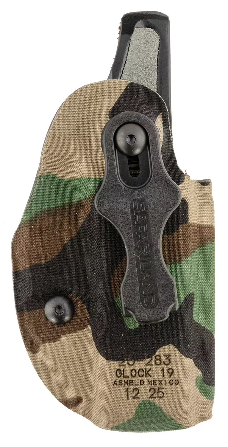 Safariland 20283C991 SpeciesIWB Woodland Camo Compatible w/ Glock 19 Belt Clip Right Hand