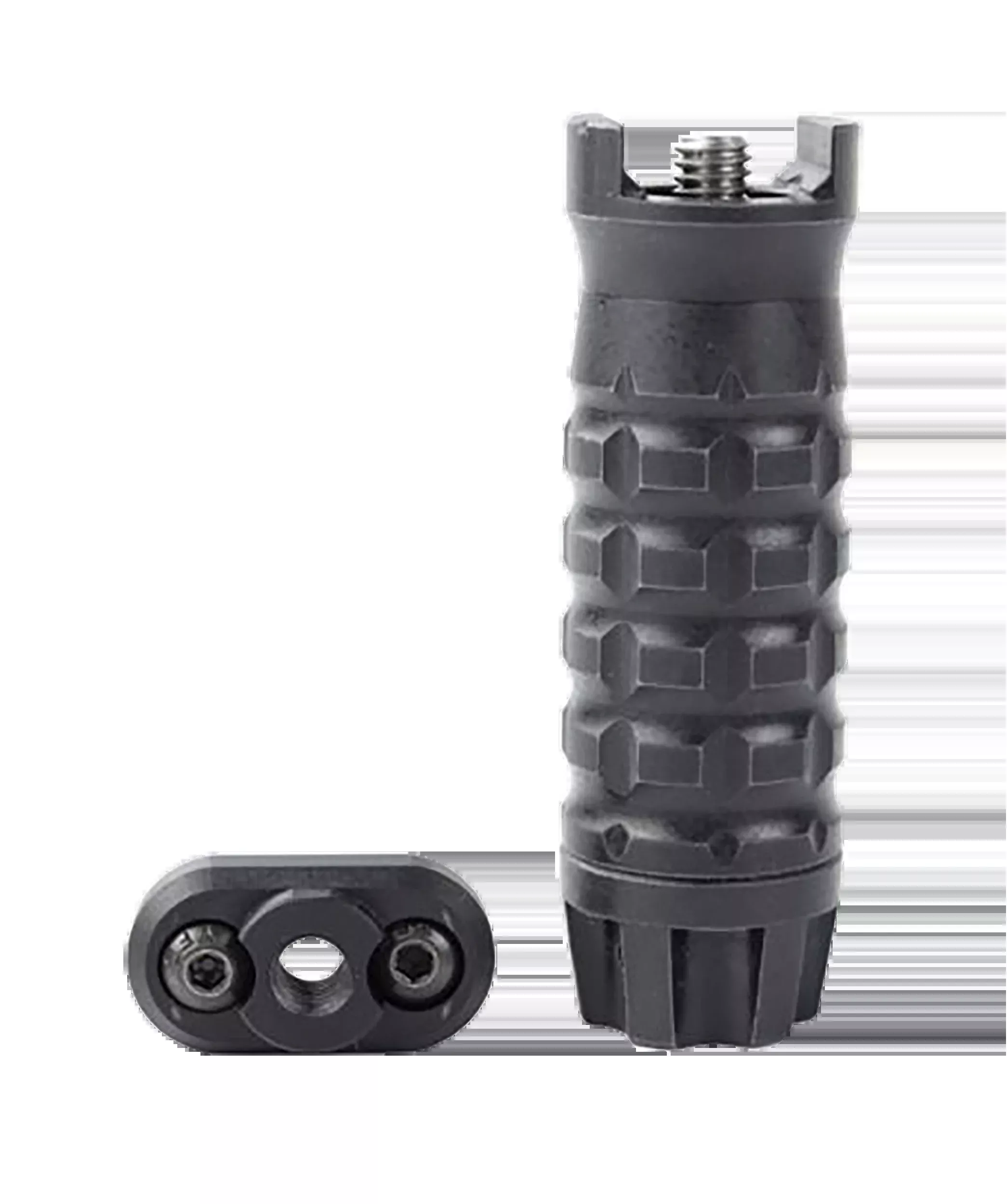 Samson Medium Grenade Vertical Grip for M-LOK, Black Anodized, 6061-T6 Aluminum 040510301