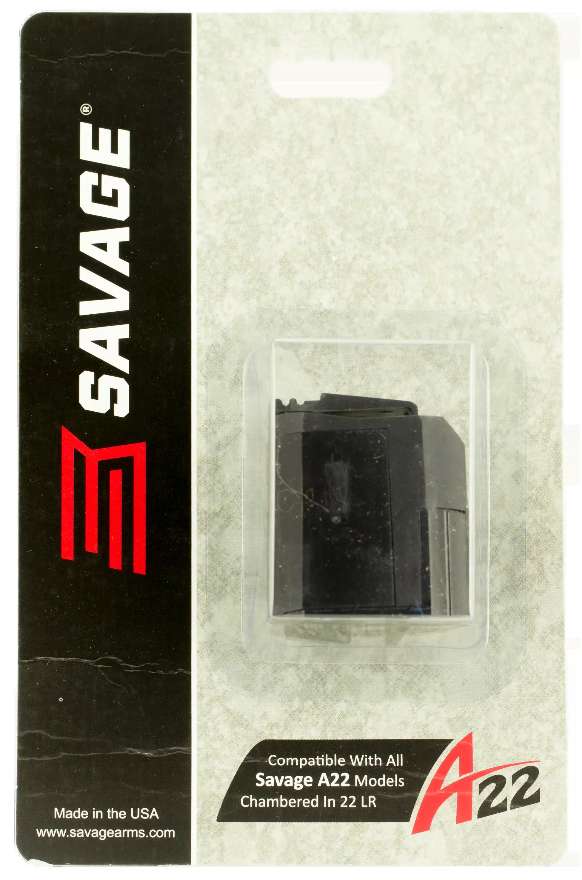 Savage 90023 A22/B22 22 LR 10rd Rotary Magazine - Black Metal