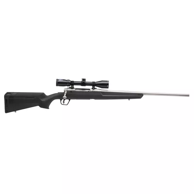 Savage Arms Axis II XP Rifle 7mm-08 Rem 4rd Magazine 22″ Stainless Barrel Black with Scope