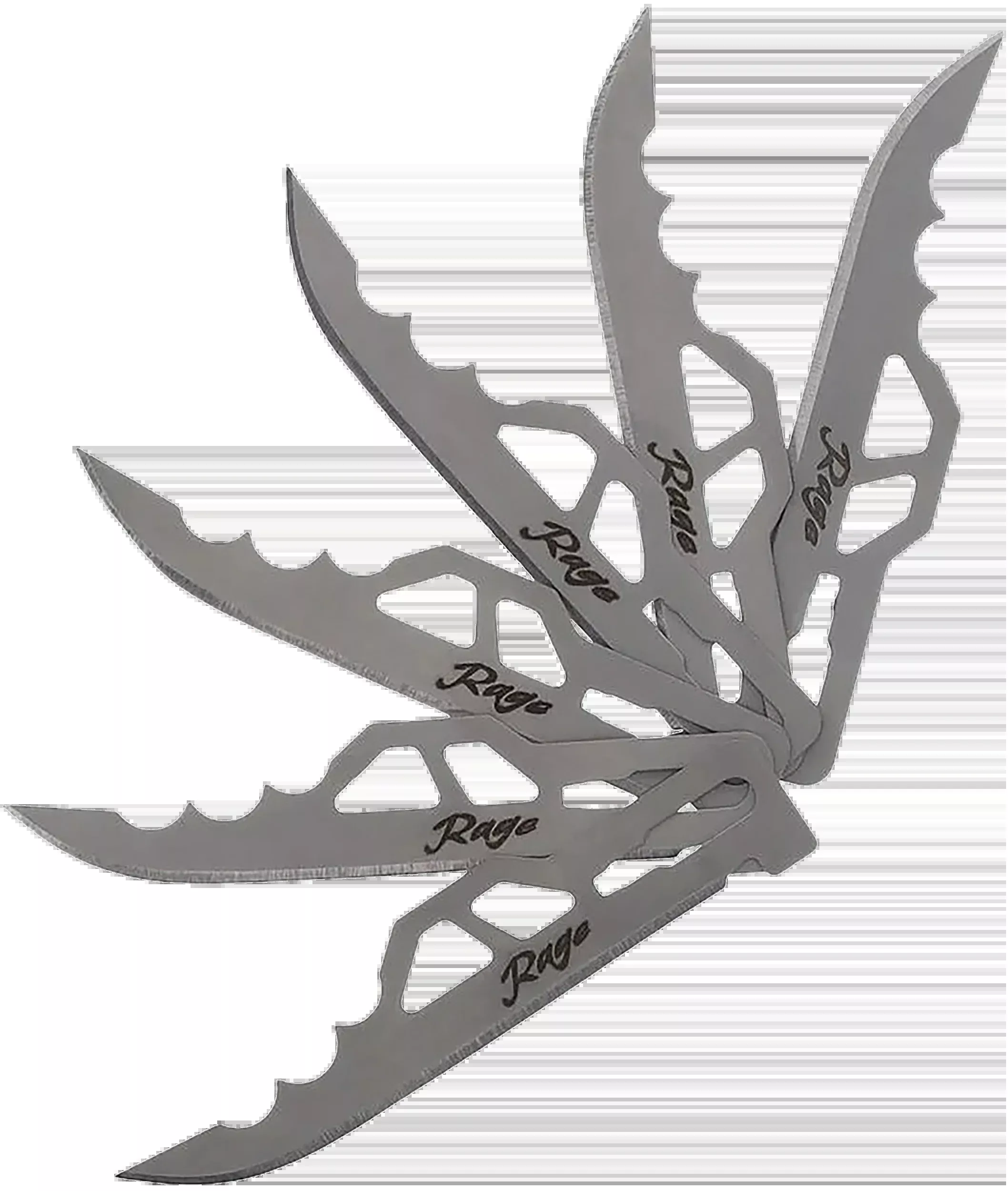 Schrade Enrage Replacement Blades for Replaceable Blade Knives, 7-Pack Razor Sharp, 1197652