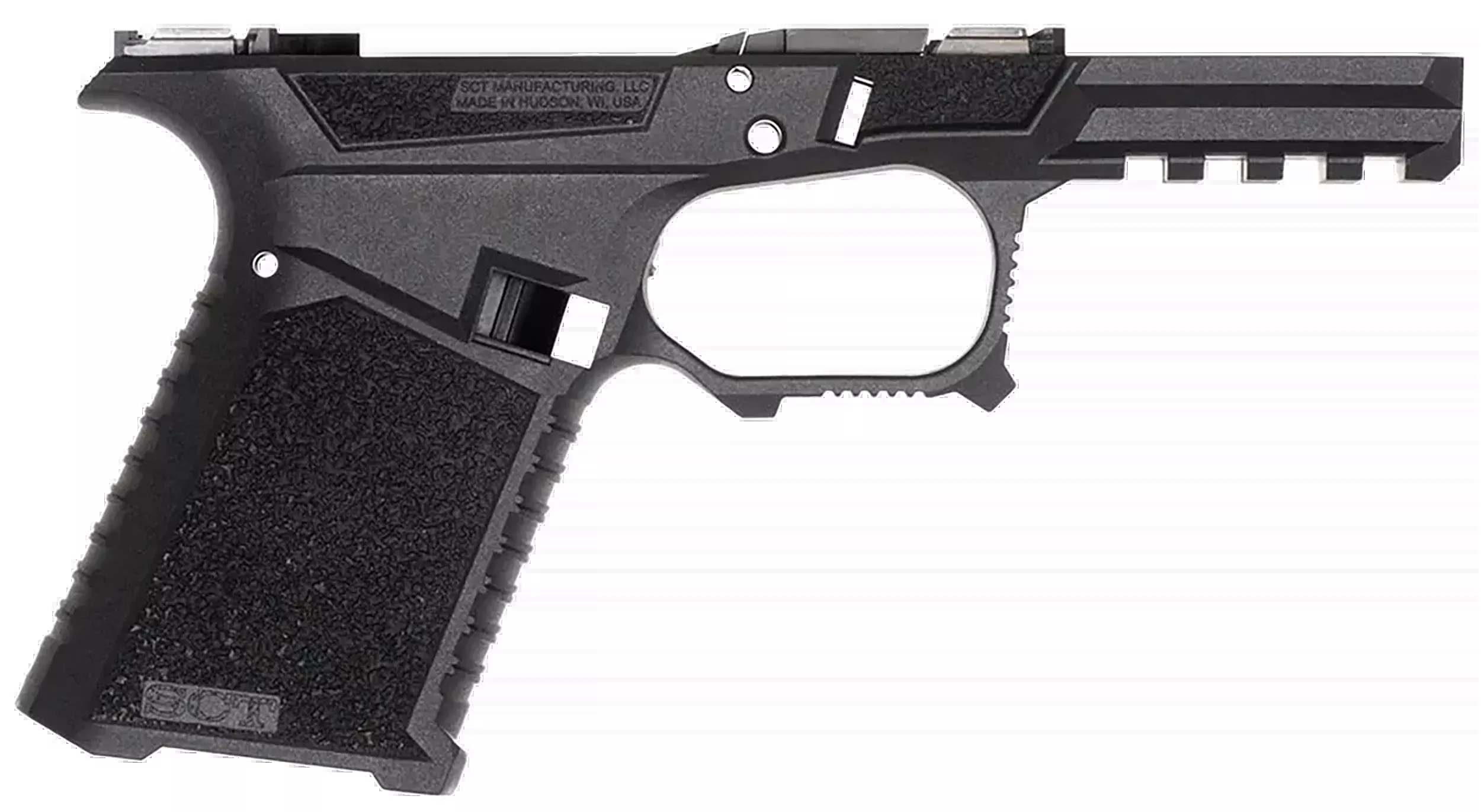 SCT MANUFACTURING SCT19 Compact Polymer Frame for Glock 19/23/32 Gen3, Locking Block 225000100