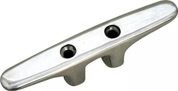 SEA SENSE Soft Point Dock Cleat, 4.5-inch 316 Stainless Steel, Corrosion-Resistant Marine Hardware, 50062415
