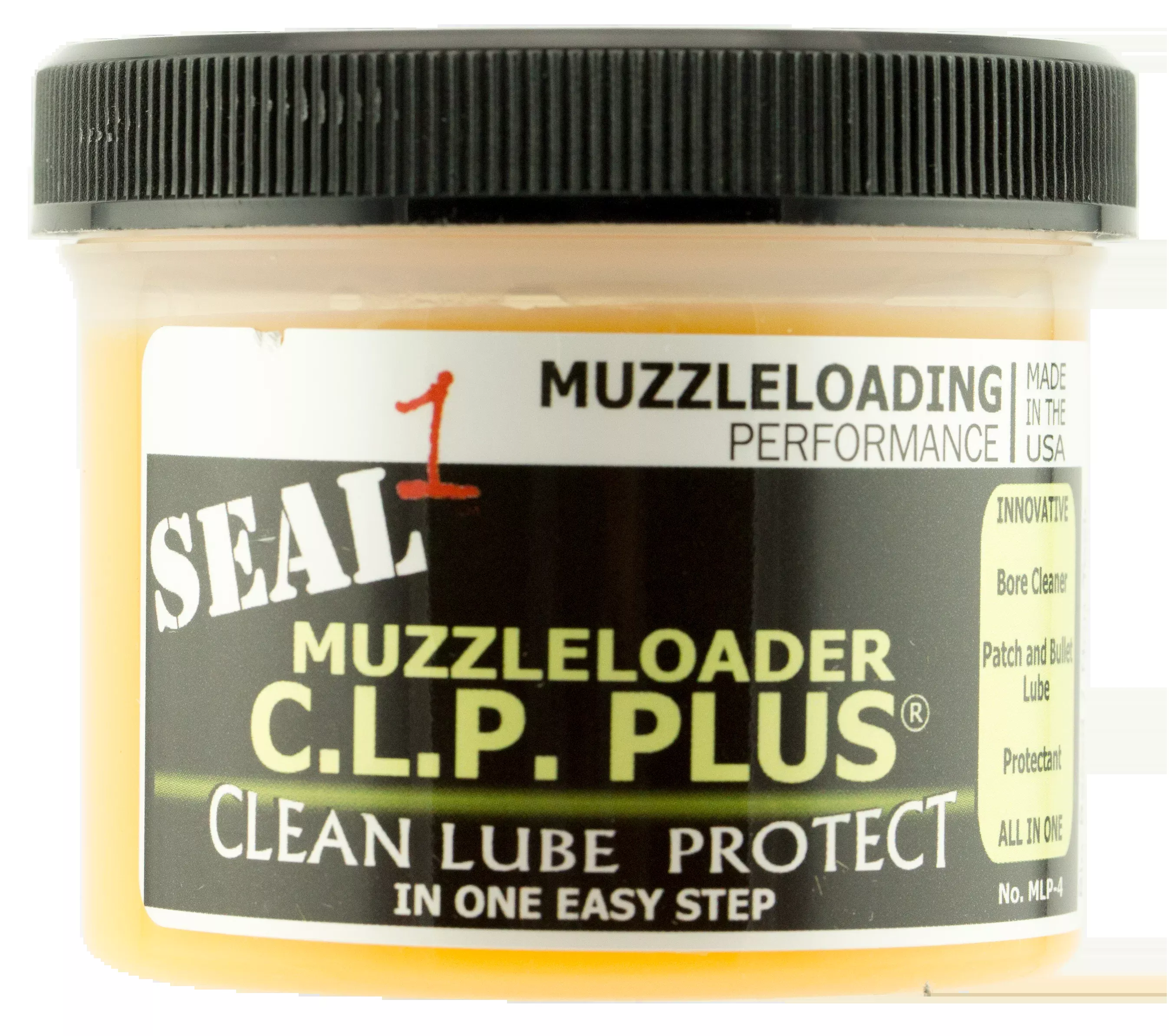Seal 1 Muzzleloader CLP Plus Cleaner, Lubricant & Protectant Paste, 4 oz Jar – MLP4