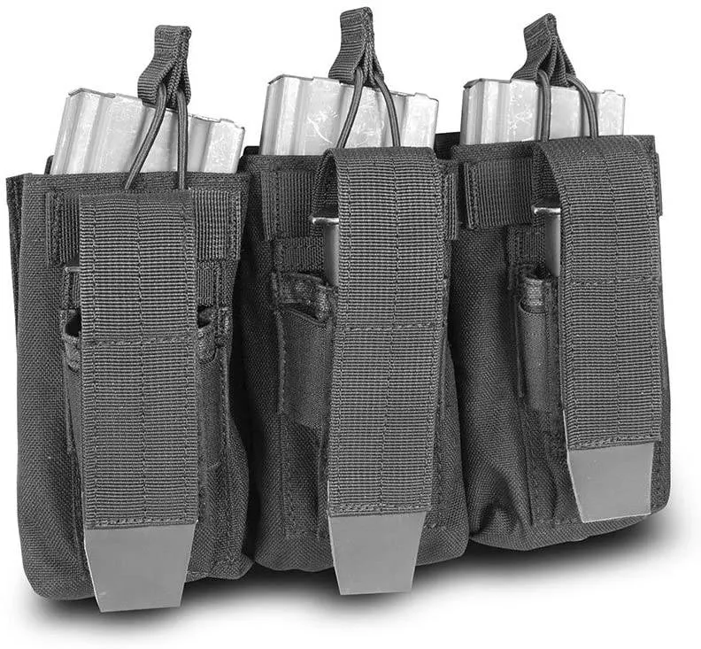 SecPro Double Staked Triple M4 & 9mm Mag Pouch