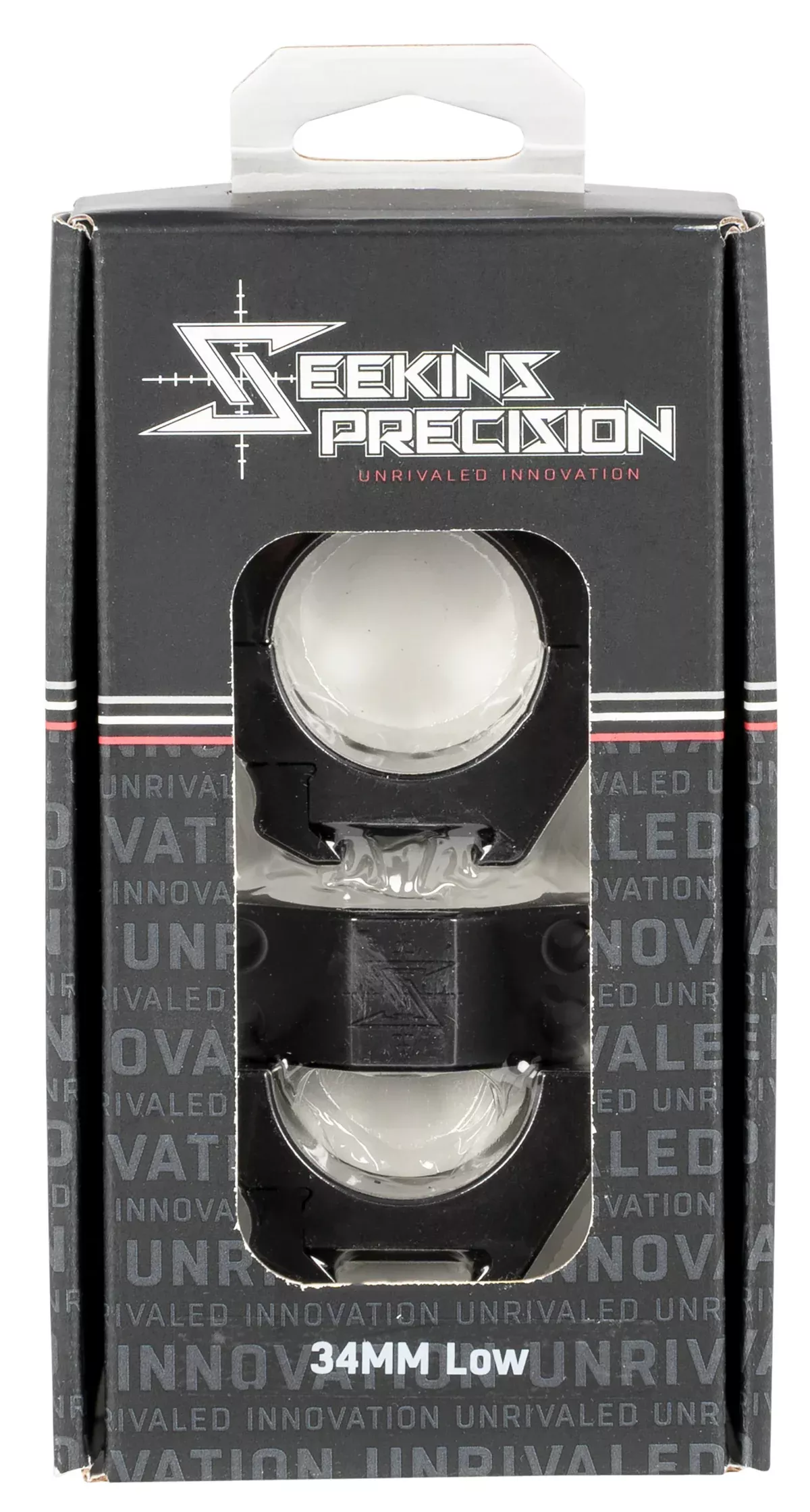 Seekins Precision 0010630002 Scope RingsMatte Black 34mm Low
