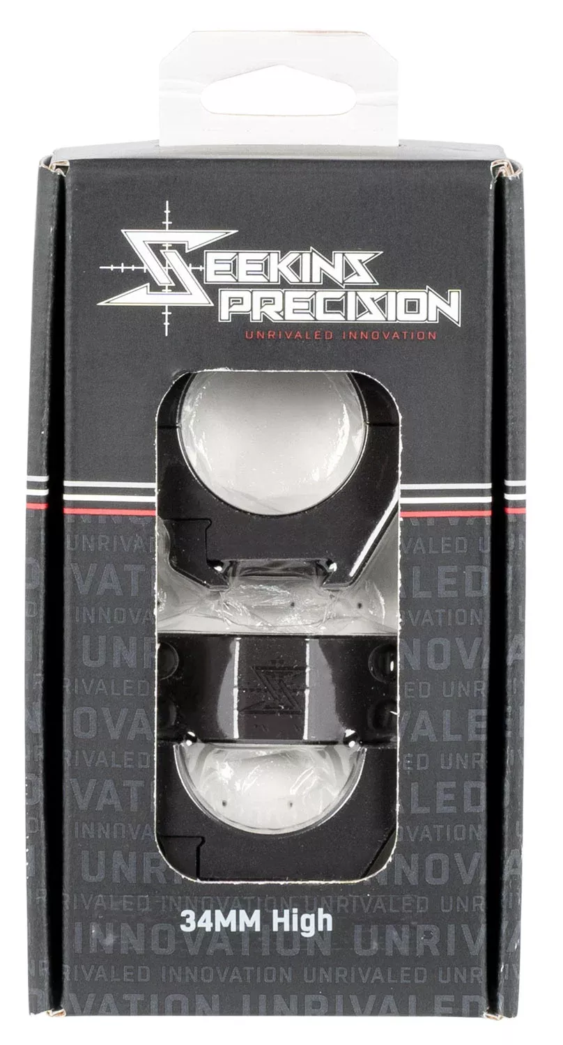 Seekins Precision 0010630006 Scope RingsMatte Black 34mm High