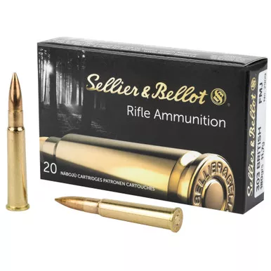 Sellier & Bellot 303 British 180 Grain FMJ - 20 Round Box