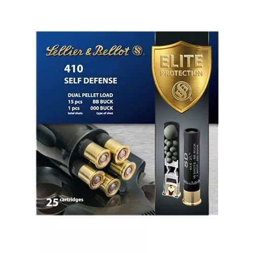 Sellier & Bellot410 x 3" Self Defense Shotgun Buckshot
