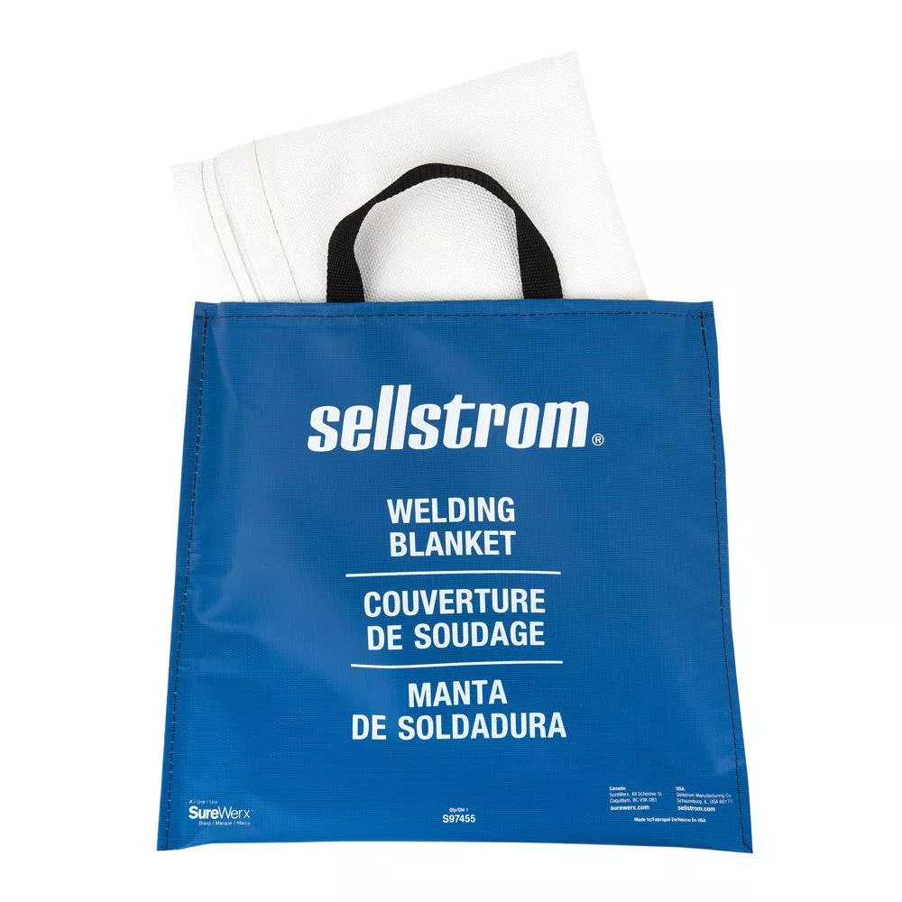 Sellstrom Fiberglass Welding Blanket White