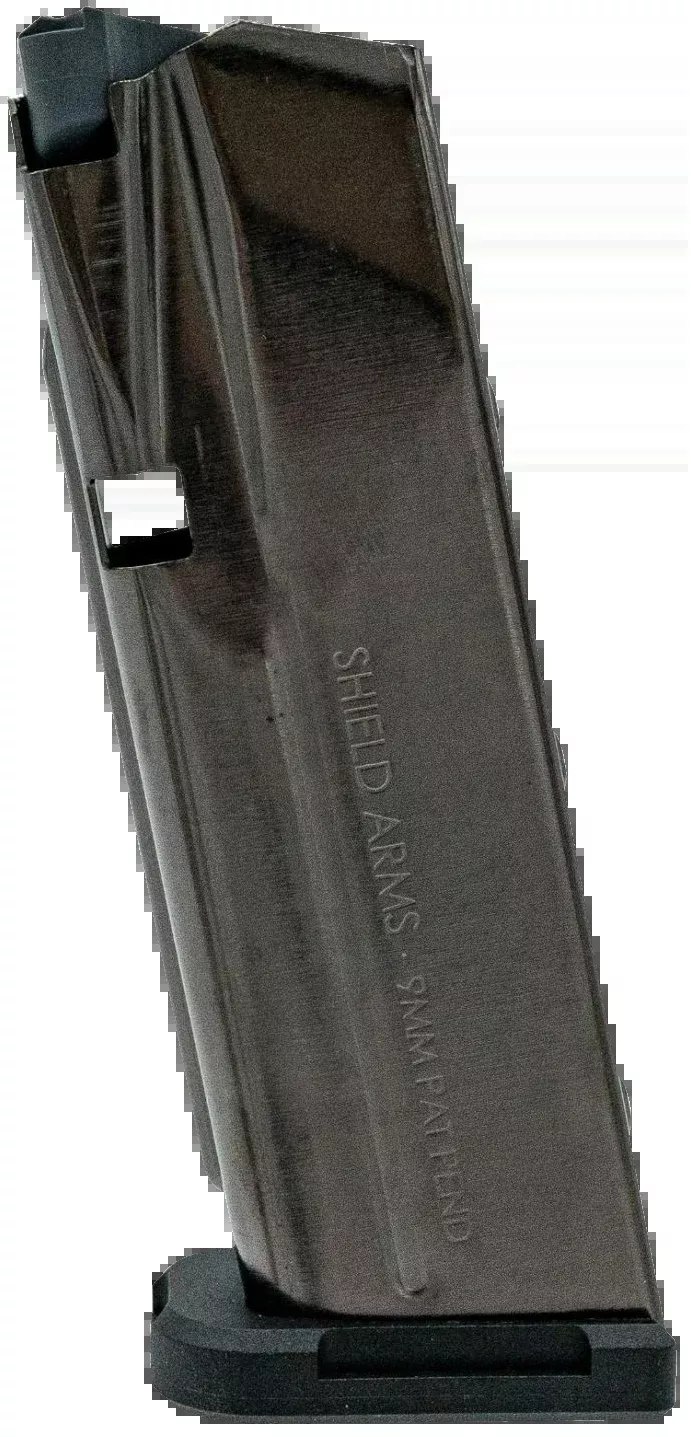 Shield Arms Glock 43X/48 S15 Gen 3 9mm 15rd Steel Magazine - Black Nickel
