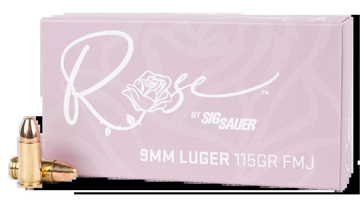Sig Sauer Rose 9mm Luger 115gr FMJ - Box or Case