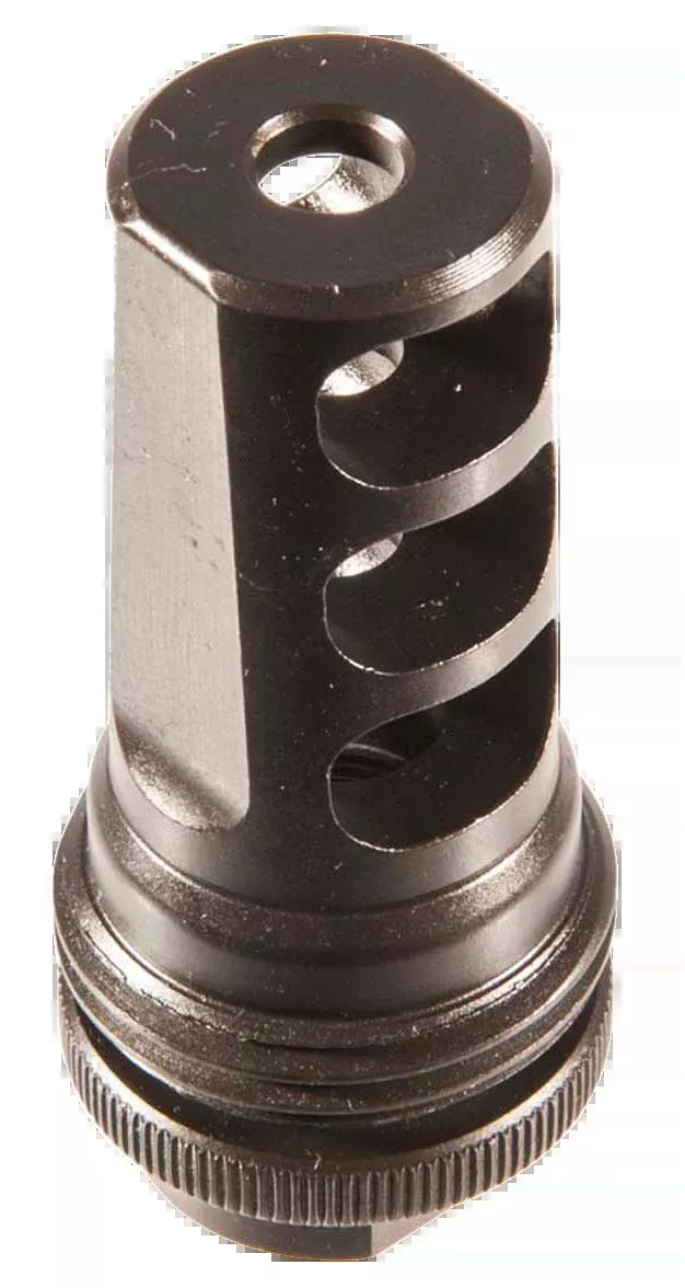 SilencerCo AC142 ASR Muzzle Brake 5.56x45mm NATO 1/2x28 Black Steel