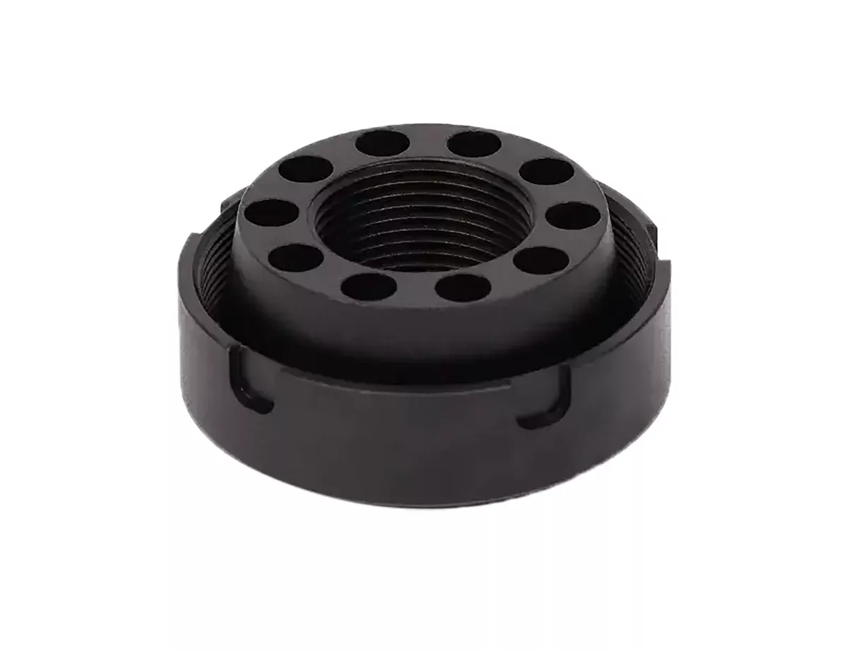 SilencerCo AC4741 Charlie Direct Thread Mount Fits 11/16"x24 Stainless Steel Oxide Black