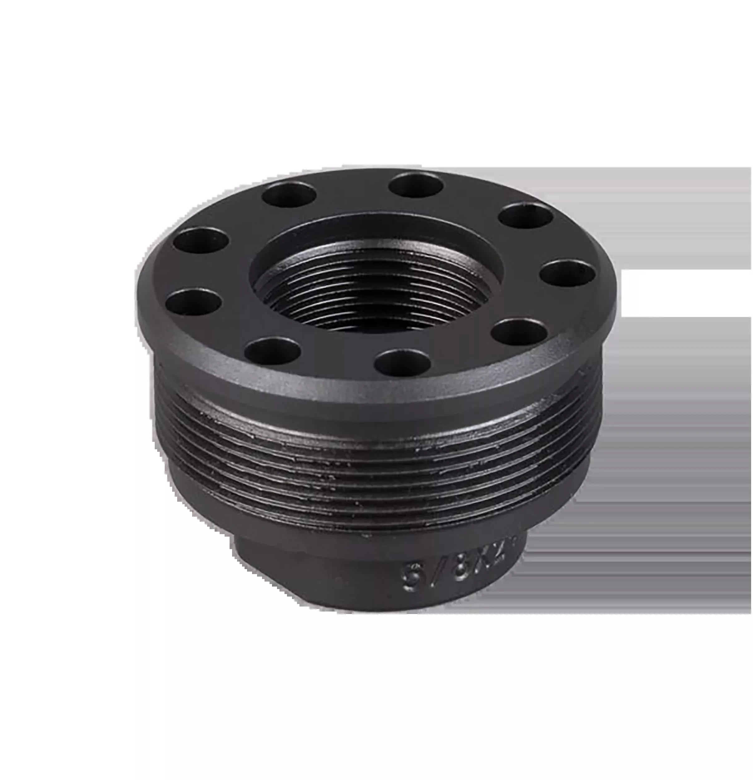 SilencerCo Alpha Direct Thread Mount 9/16x24 RH Black Stainless Steel Suppressor Adapter AC822