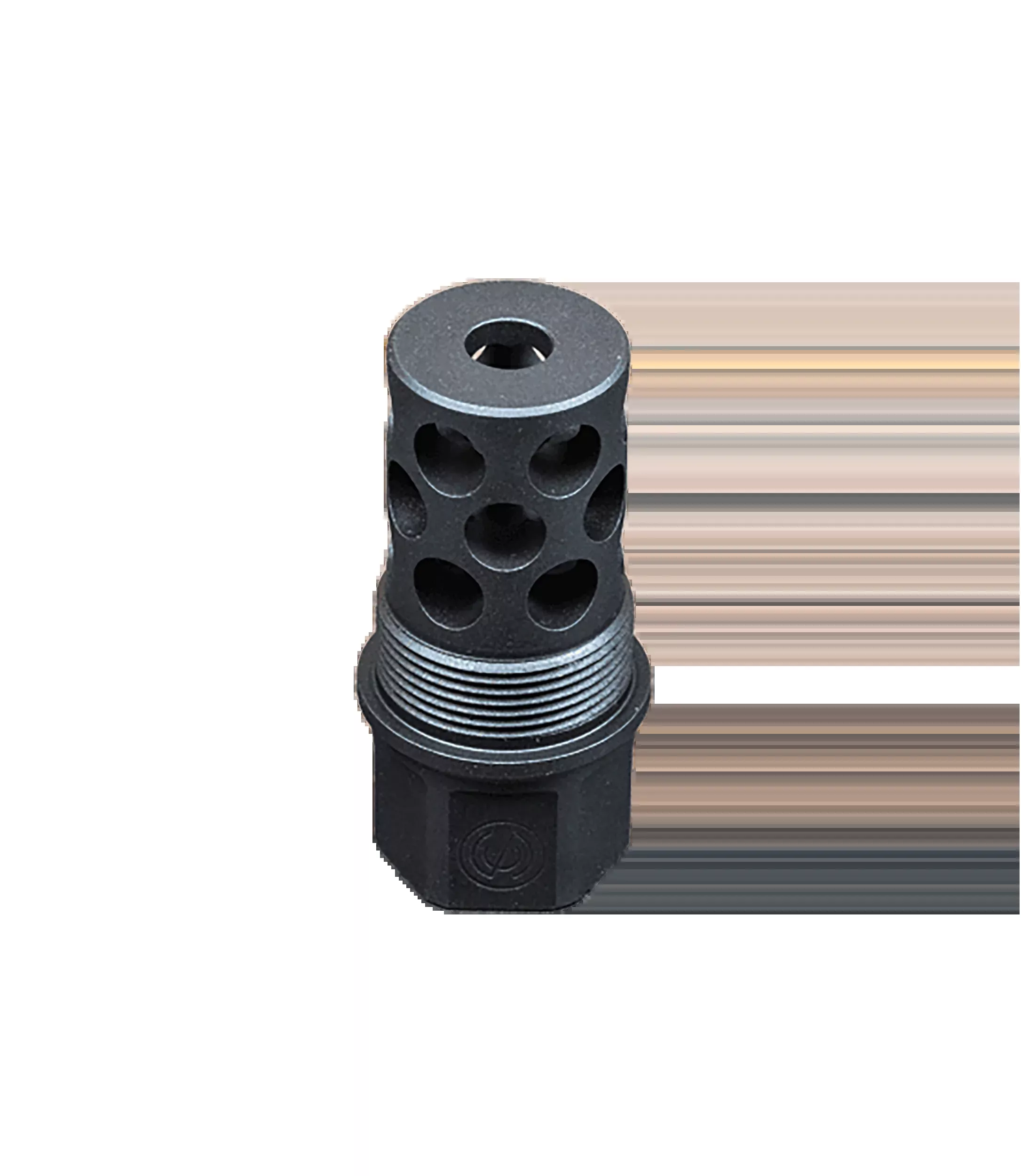 SilencerCo TOMD Compact Radial Muzzle Brake, 1/2x28 Threads, .30 Cal, Matte Black AC5232