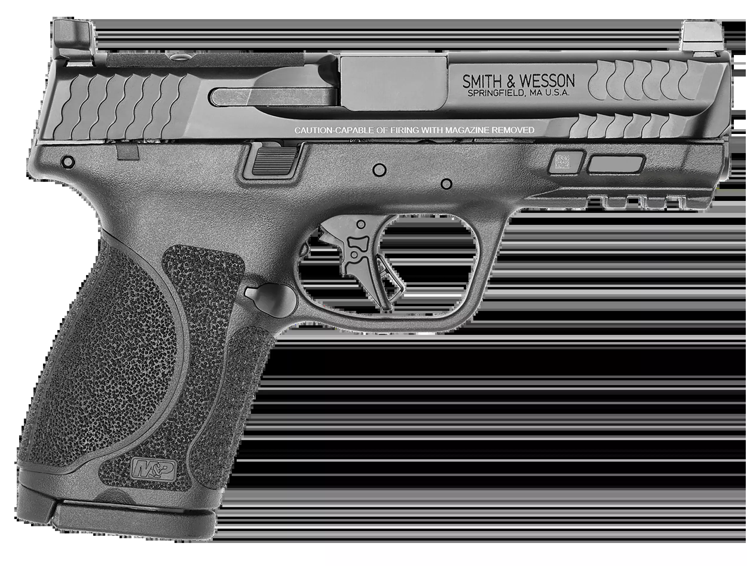 Smith & Wesson M&P M2.0 Compact 9mm 4" 15+1 Optics-Ready Semi-Auto Pistol