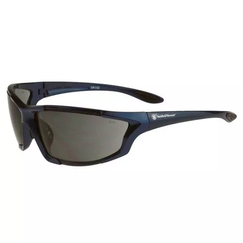 Smith & Wesson M&P Shooting Glasses Blue Frame & Smoke AF Lenses
