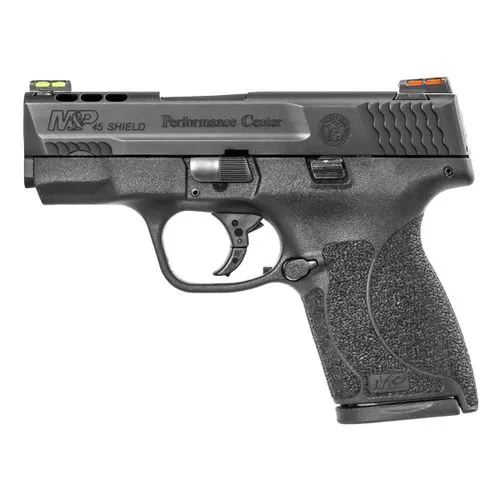 Smith & Wesson Performance Center Ported M&P45 Shield with HI VIZ Fiber Optic Sights 11629