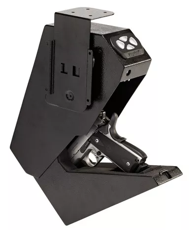 SnapSafe 75431 Drop Box Keypad Vault Keypad/Key Entry Black Steel Holds 1 Handgun 13.50" H x 7.50" W x 3.60" D