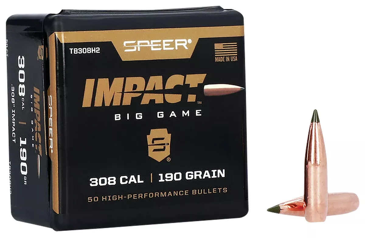 Speer TB308H2 Impact30Cal 190gr Speer Impact 50 Per Box/5 Case