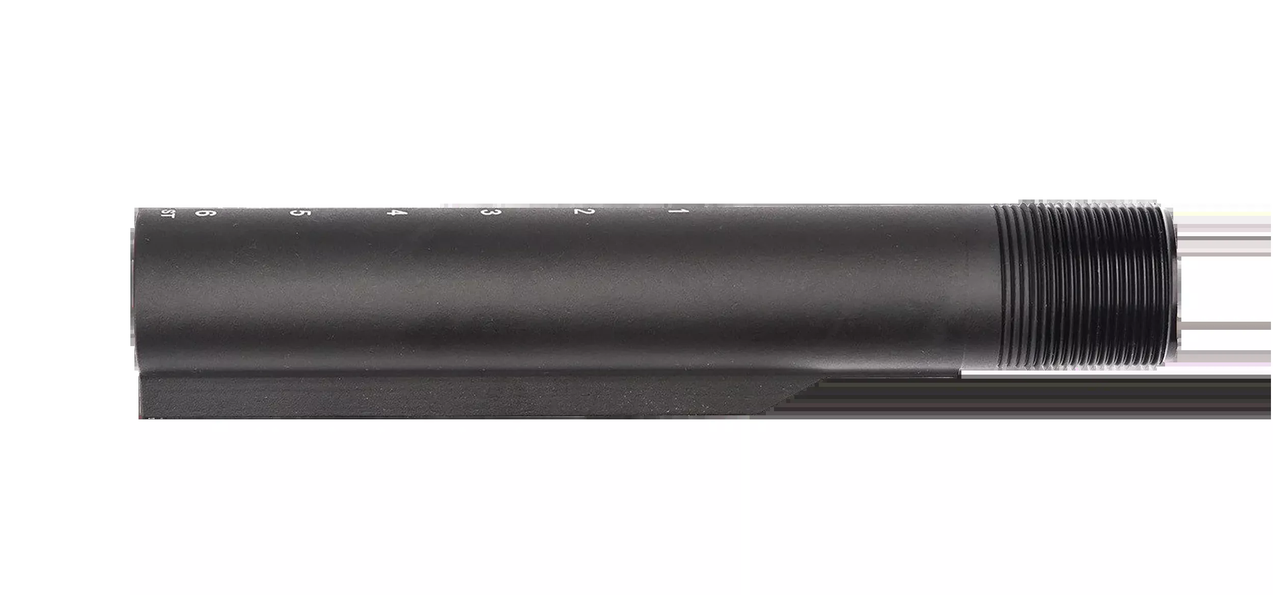 Spikes SLA500R 6-Position Mil-Spec Buffer Tube - Black Hardcoat Anodized