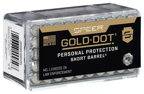 SPR GOLD DOT 22WMR 40GR SHRT BRL 50