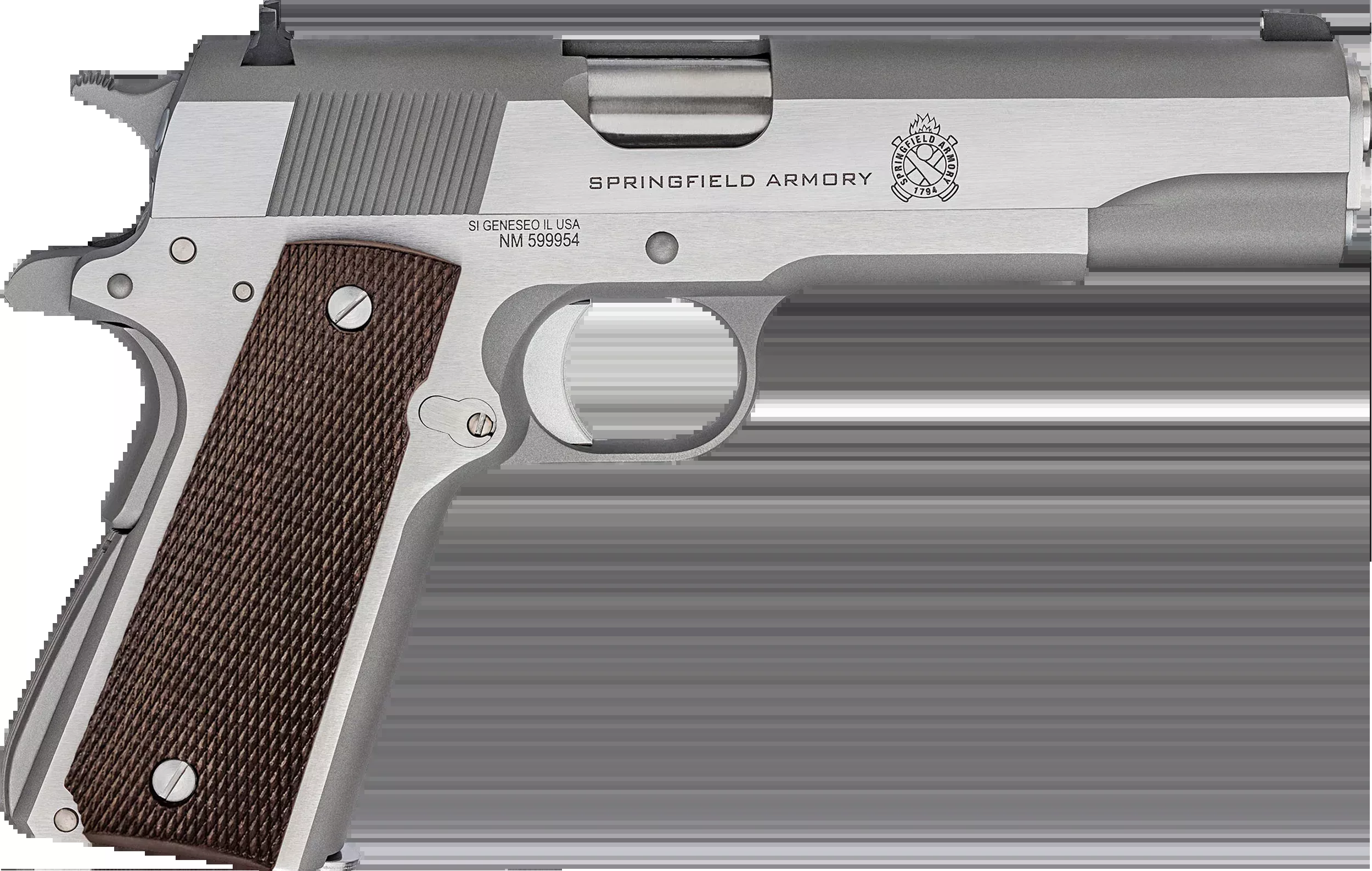 Springfield Armory 1911 Mil-Spec Defend Your Legacy 45 ACP 5" 7+1 SAO Pistol - Stainless