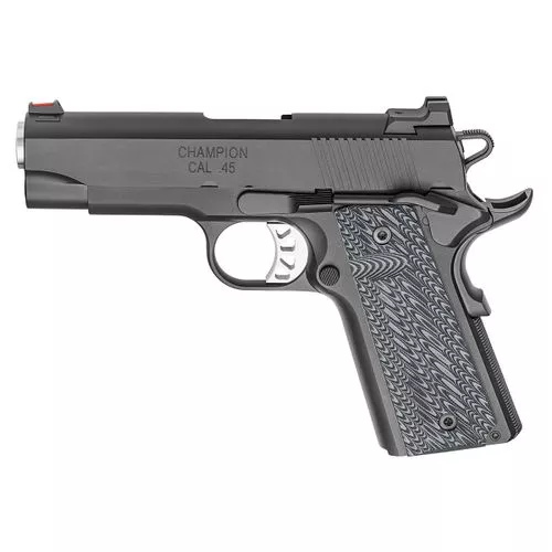 Springfield Armory 1911 Range Officer Elite LWT Champion .45 ACP 1911 Semi Auto Pistol 4" Match Grade Barrel 7 Rounds FO Front Sight G10 Grips Black