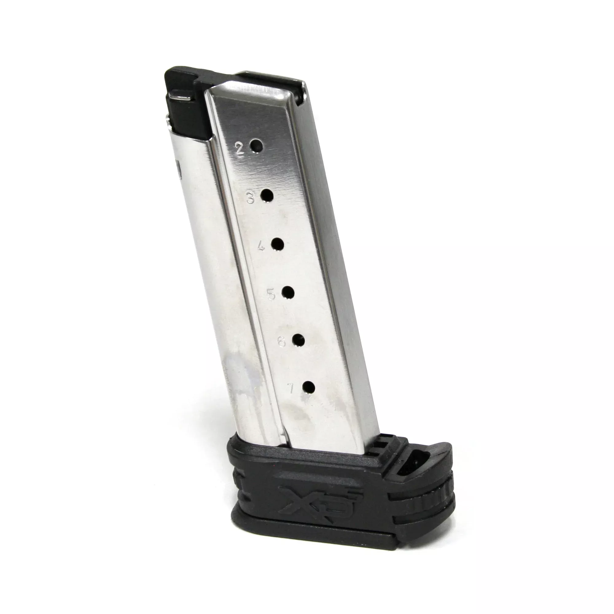 Springfield XD-S .40 S&W 7-Round Factory Magazine, Stainless Steel w/ Polymer Base XDS4007