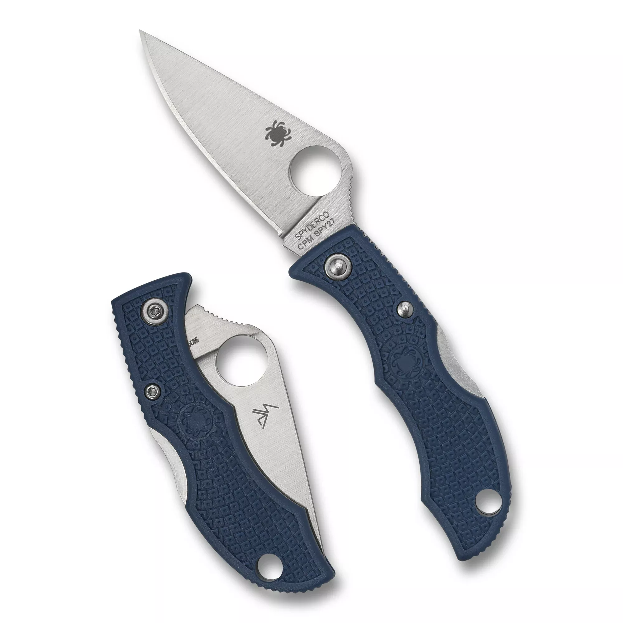 Spyderco Ladybug 3 Folding Knife, CPM SPY27, Cobalt Blue Fiberglass-Reinforced Nylon, 1.9 in Blade - LPCBL3